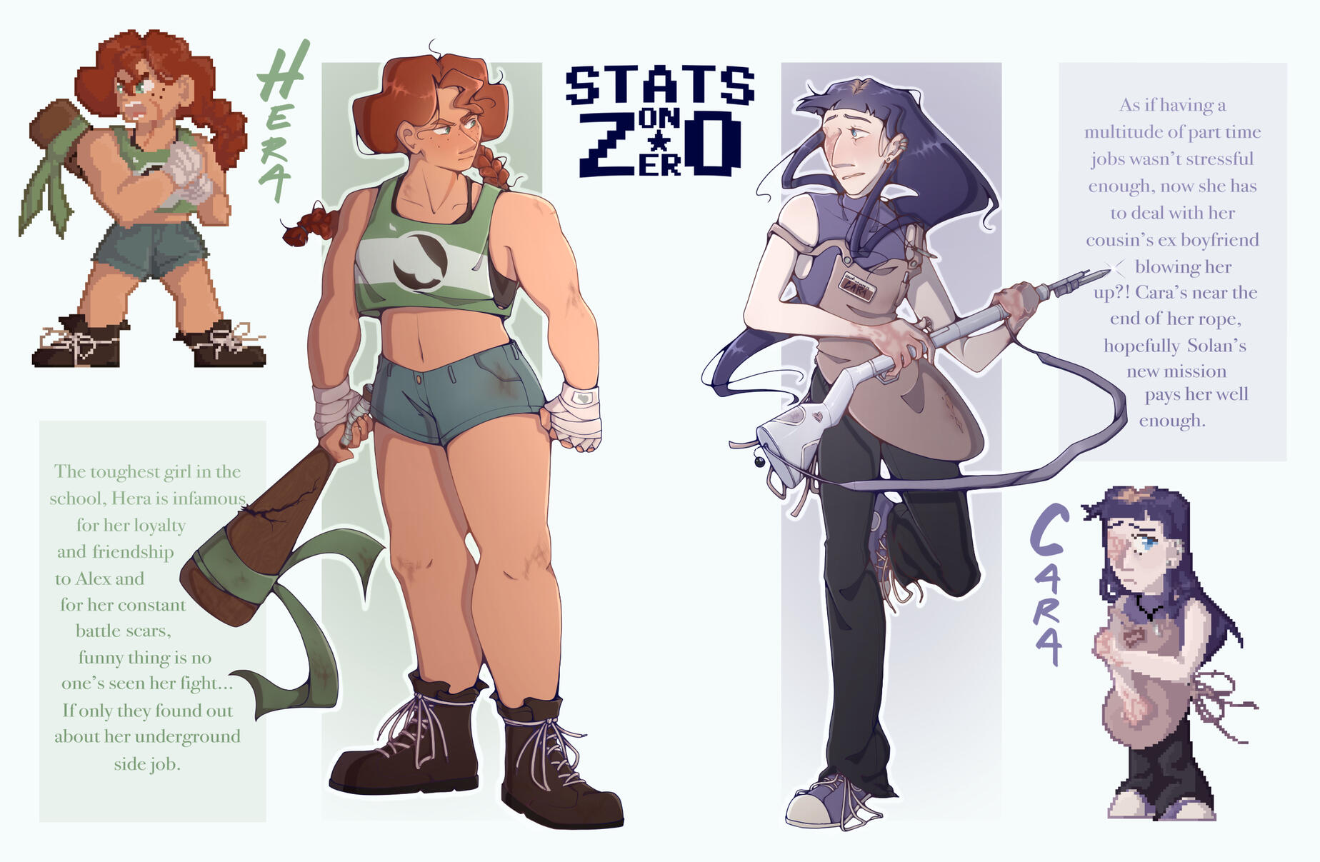 Final Designs - Hera and Cara Final Designs - Hera and Cara